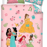 Princess kinderdekbedovertrek Party - katoen - 1-persoons (135x200 + 80x80 cm)