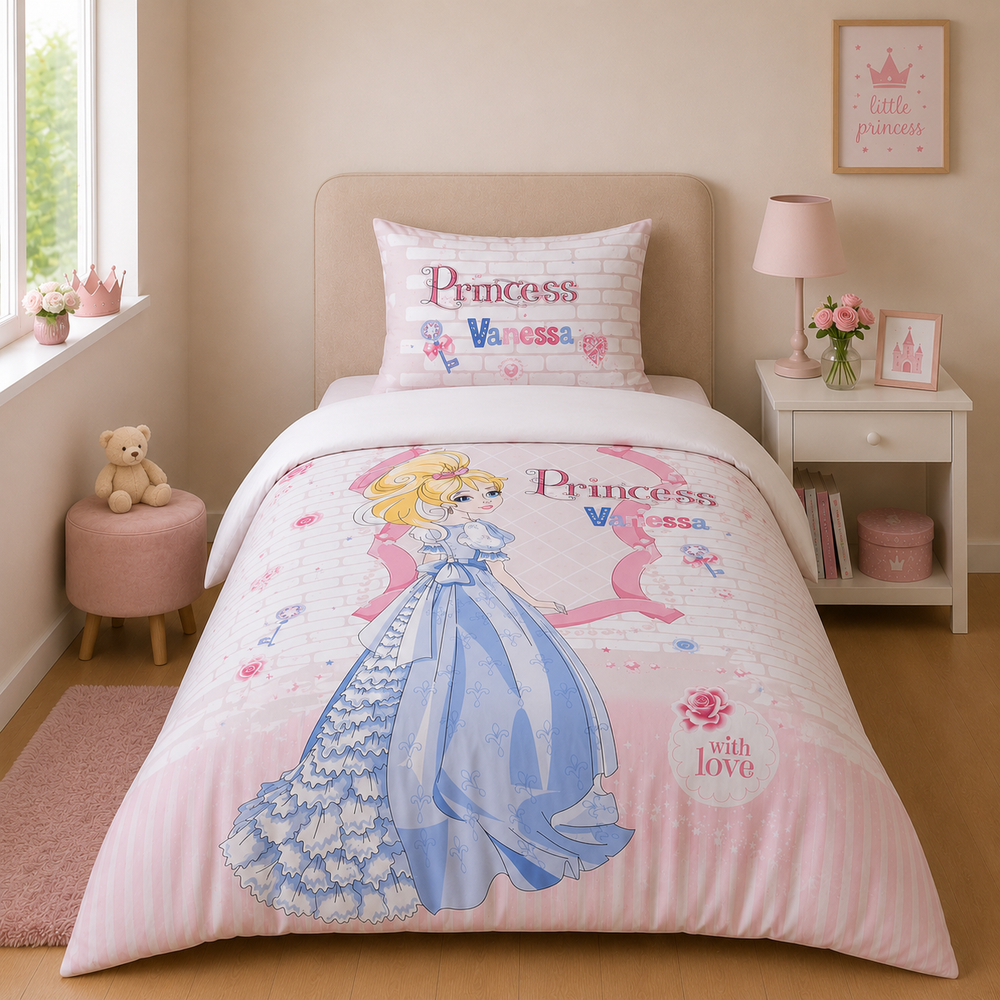 Decoware kinderdekbedovertrek Crown - katoen