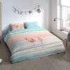 Pure dekbedovertrek Flamingo lounge - microvezel - lits-jumeaux (240x220 + 2st. 60x70 cm)