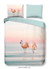 Pure dekbedovertrek Flamingo lounge - microvezel