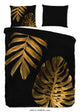 Pure dekbedovertrek Monstera gold - microvezel