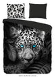 Pure dekbedovertrek Panther blue eyes - microvezel