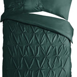 Pure dekbedovertrek Plooi - groen - Microvezel