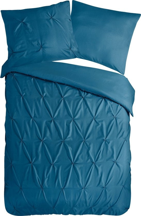 Pure dekbedovertrek Elegance - petrol - microvezel