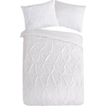 Pure dekbedovertrek Plooi - wit - Microvezel