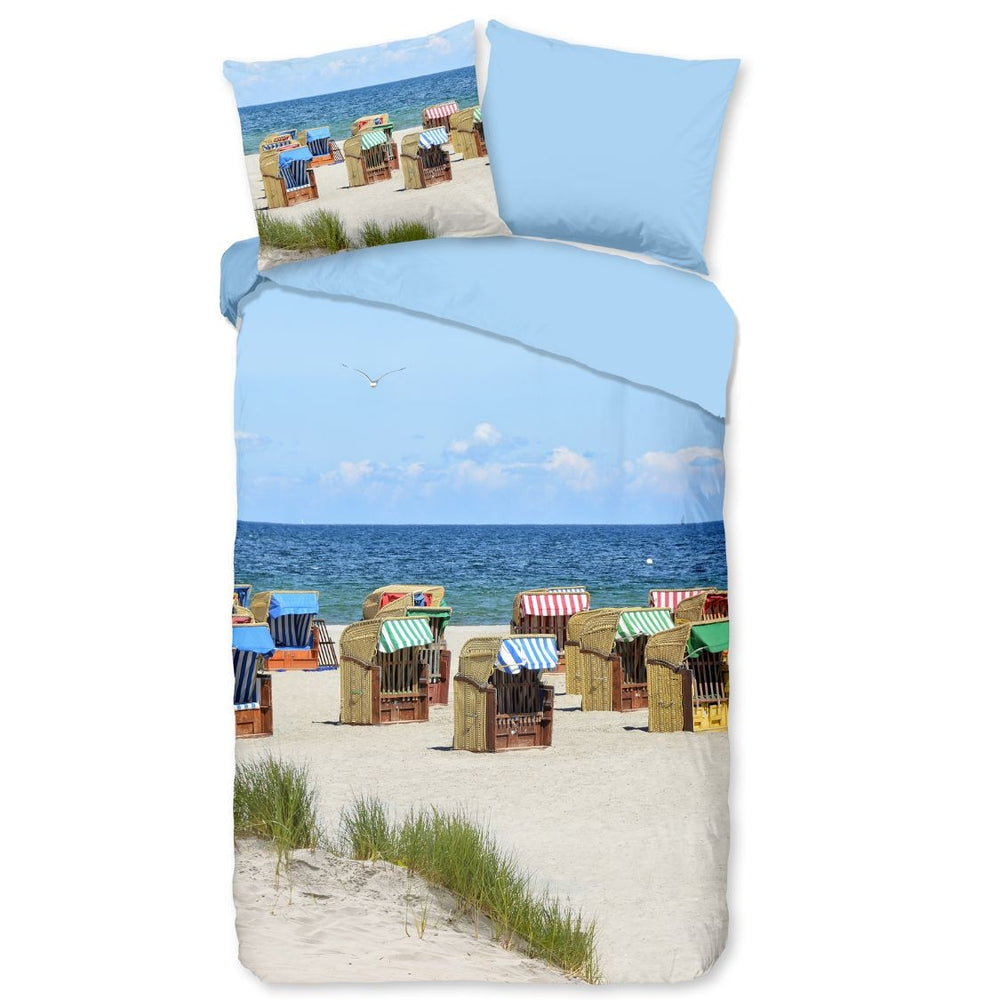 Pure dekbedovertrek Strand Relax - microvezel