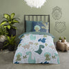 Kinderdekbed zonder overtrek Dino's - 1-persoons (140x200 + 60x70 cm)