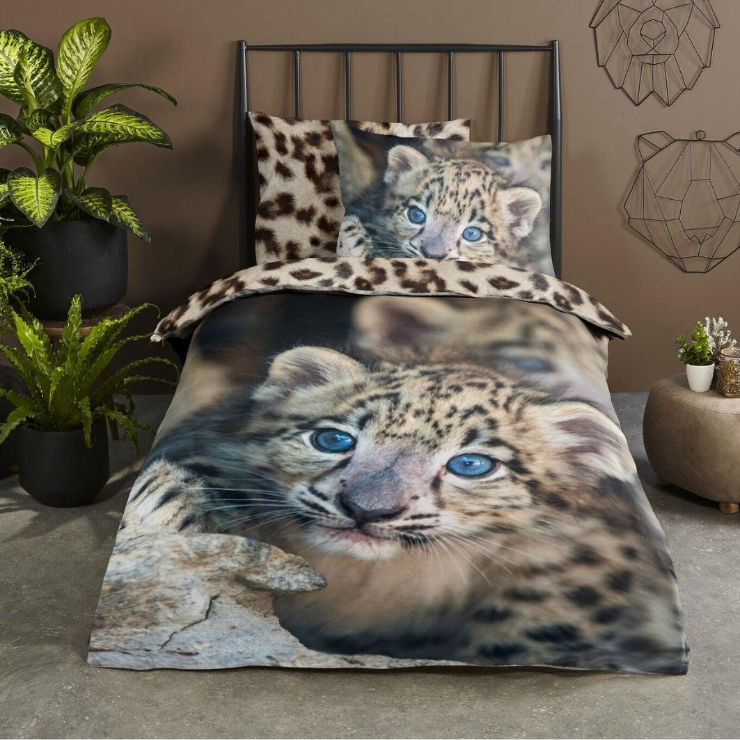 Pure dekbedovertrek Panter - Microvezel - 1-persoons (140x220 + 60x70 cm)