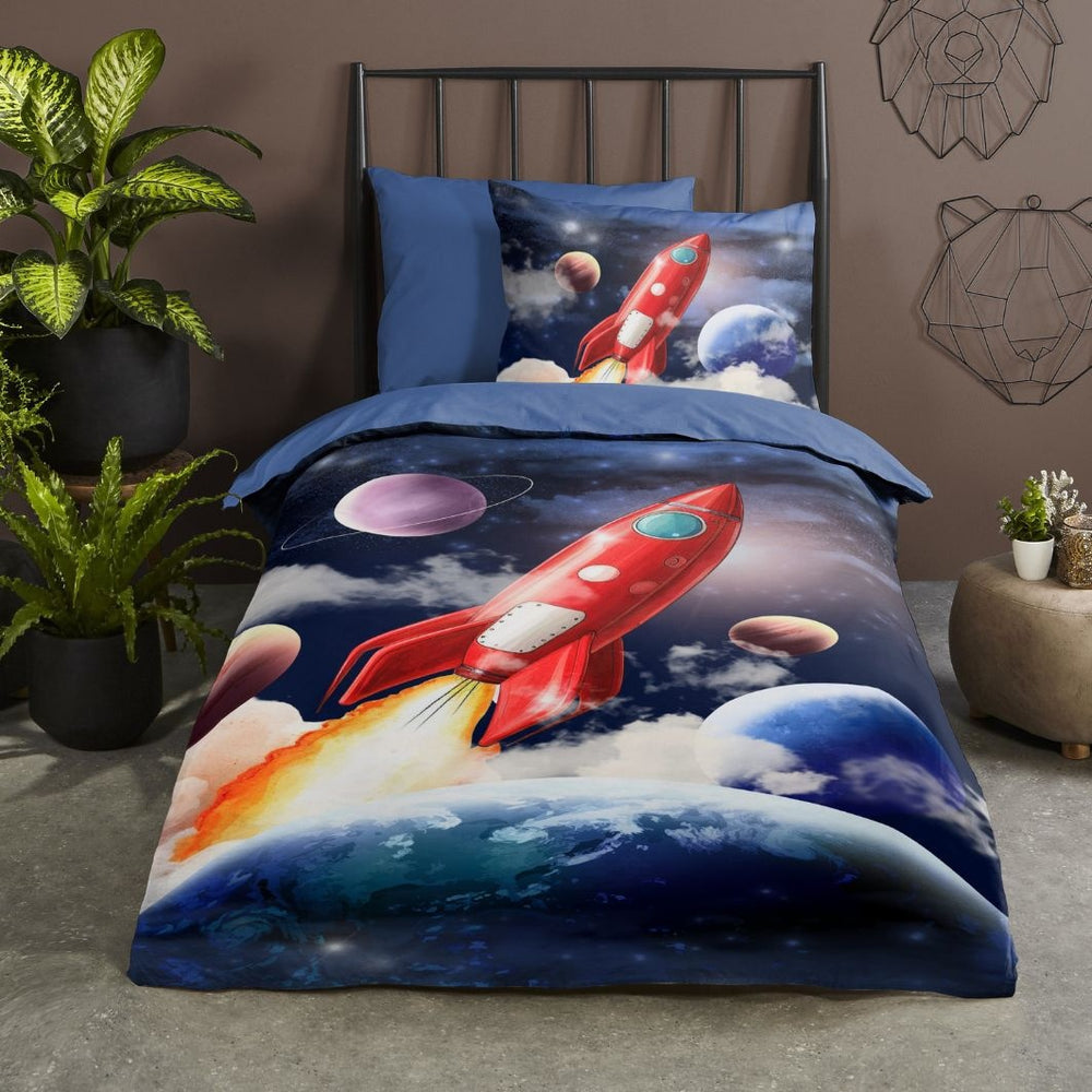 Pure dekbedovertrek Rocket - microvezel - eenpersoons