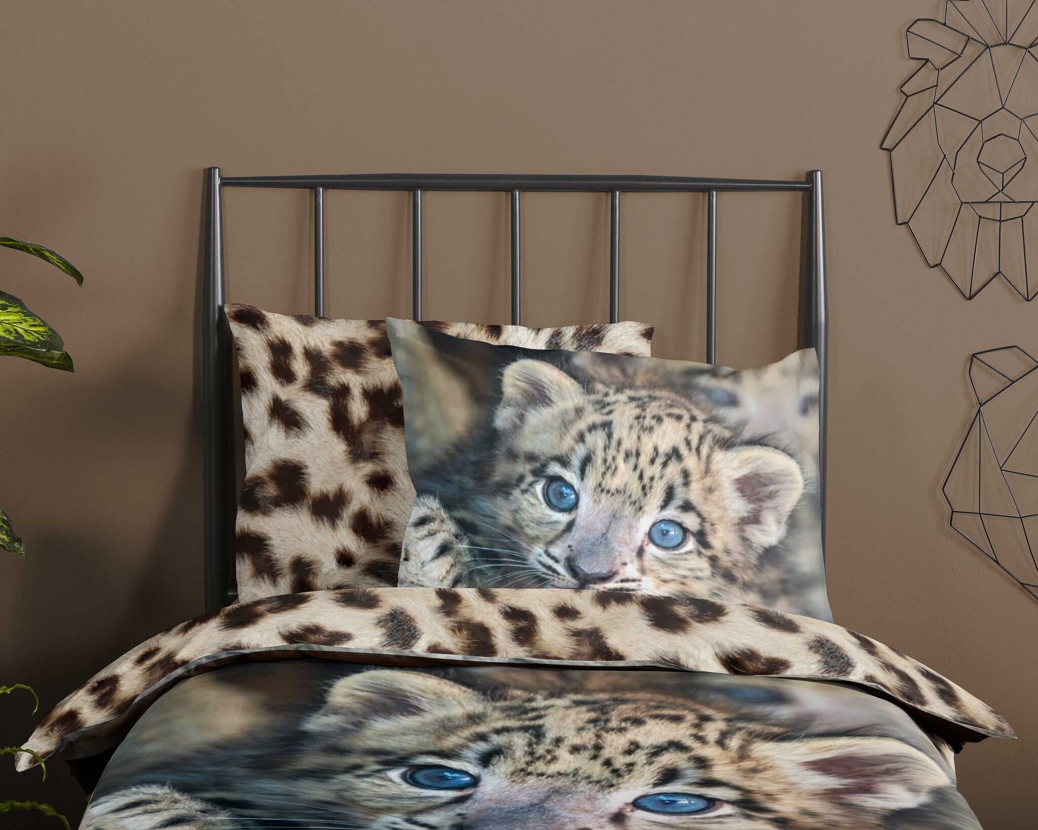 Pure dekbedovertrek Panter - Microvezel - 1-persoons (140x220 + 60x70 cm)