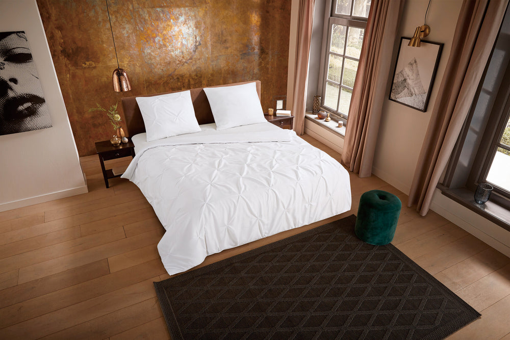 Pure dekbedovertrek Elegance - wit - microvezel