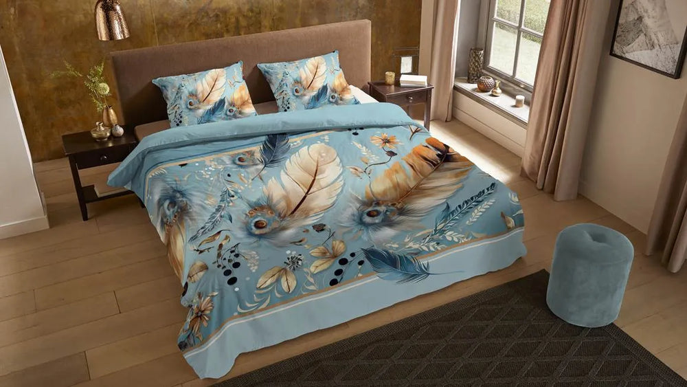 Pure dekbedovertrek Wizz - blauw - Microvezel