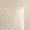 Pure dekbedovertrek Zigzag - crème - microvezel