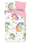 Pure dekbedovertrek Fancy - unicorn - microvezel - 1-persoons (140x220 + 60x70 cm)