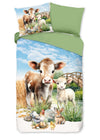Pure dekbedovertrek Farm - microvezel - eenpersoons