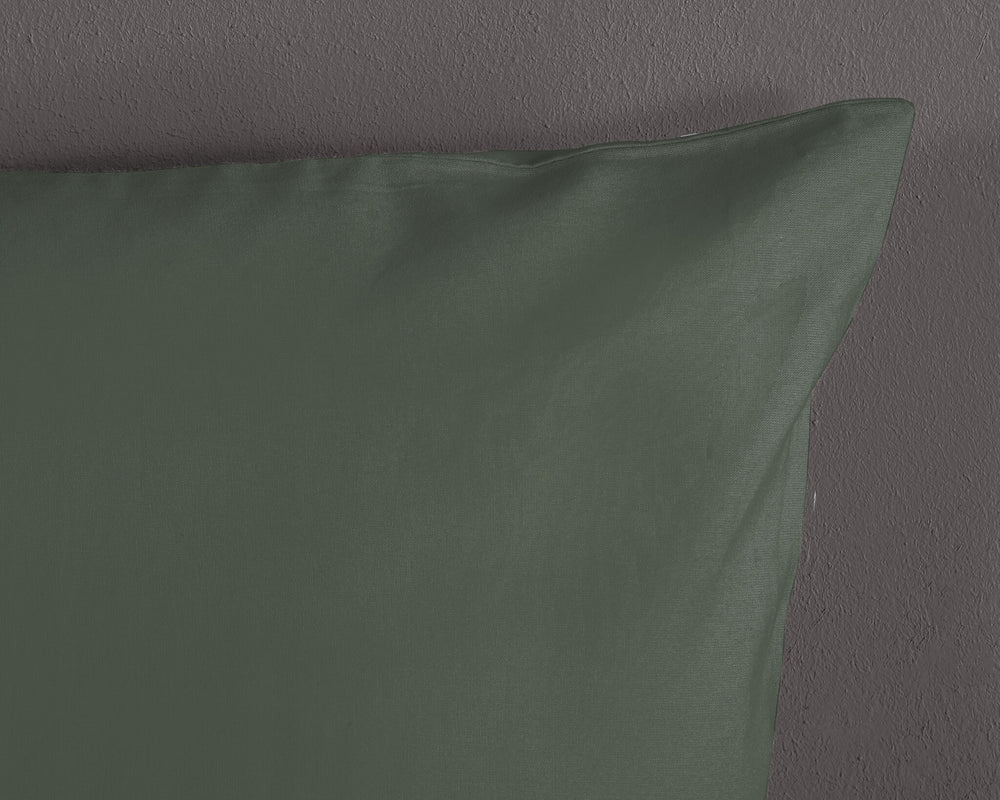 Pure dekbedovertrek uni - groen - microvezel