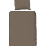 Pure dekbedovertrek uni taupe - microvezel