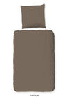 Pure dekbedovertrek uni taupe - microvezel