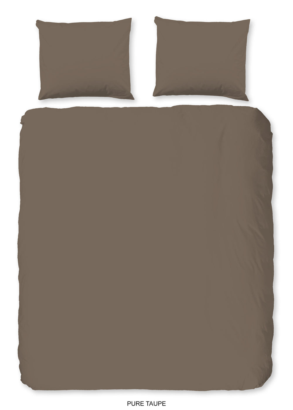 Pure dekbedovertrek uni taupe - microvezel