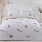 Polykatoen dekbedovertrek Leopard - Lits-jumeaux (230x220 + 2st 50x75cm)