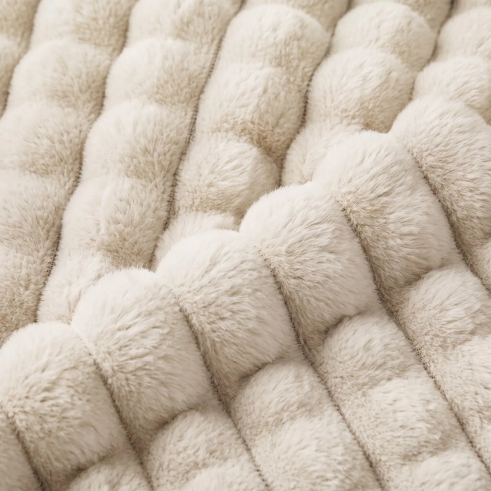 Zydante Rabbit Bubble dekbedovertrek off-white