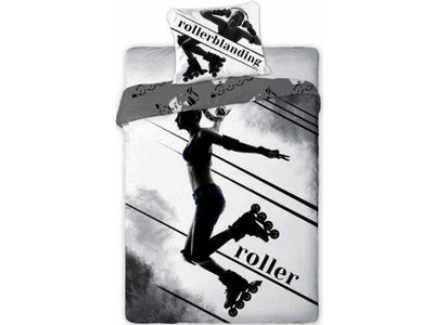 Sport Rollerblade dekbedovertrek – katoen eenpersoons - stoer design