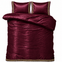 Glans satijn dekbedovertrek Lace - Burgundy