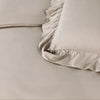 Sleeptime dekbedovertrek Ruffles - Taupe - Microvezel