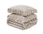 Sleeptime dekbedovertrek Ruffles - Taupe - Microvezel