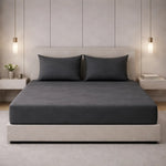 Decoware hoeslaken - Jersey - Antraciet