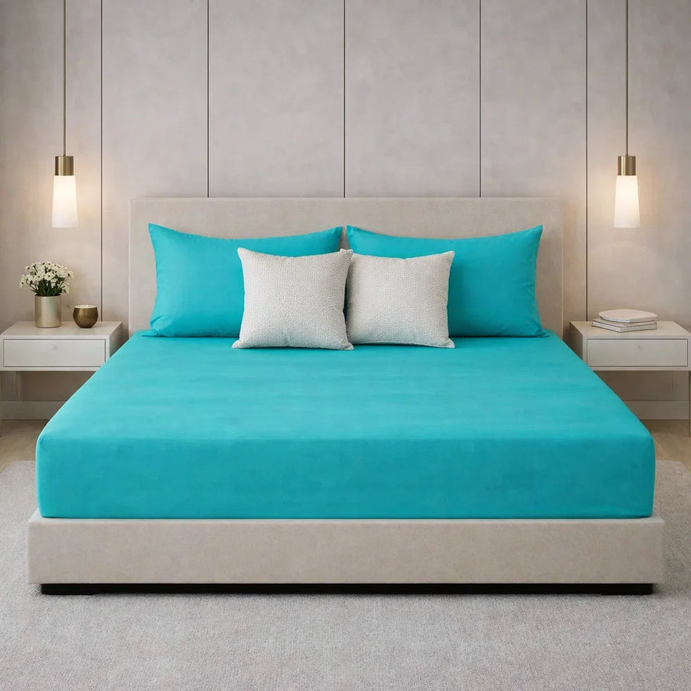 Decoware Hoeslaken - Jersey - Aqua