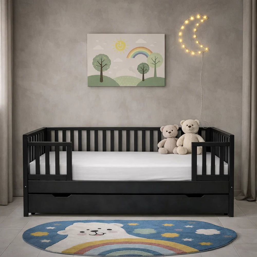 Decoware Peuter hoeslaken - jersey - wit - 70x140/150 cm