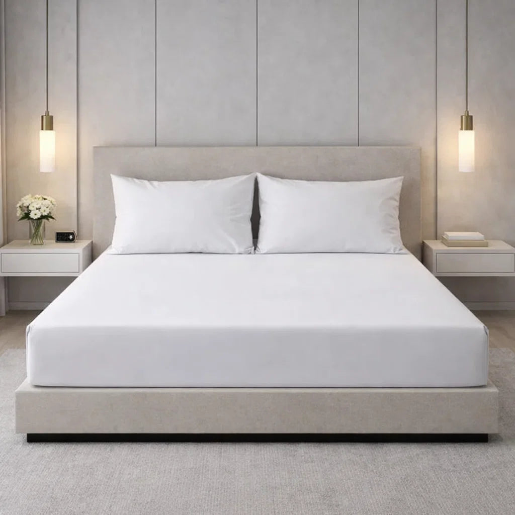 Decoware hoeslaken - Jersey - Wit