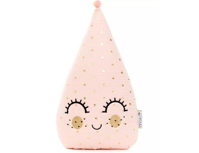 Sierkussen druppel - Zalm roze