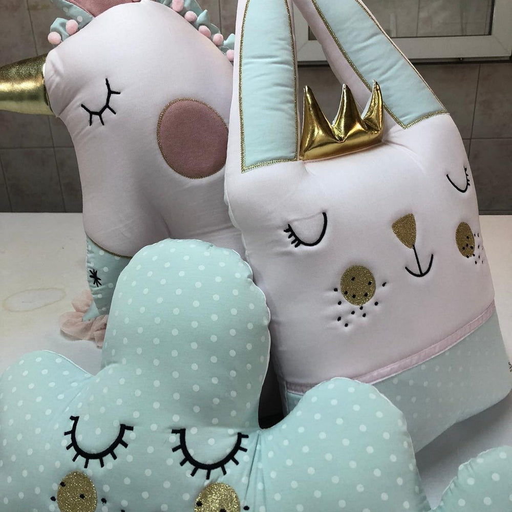 Sierkussen dream Bunny - Mint