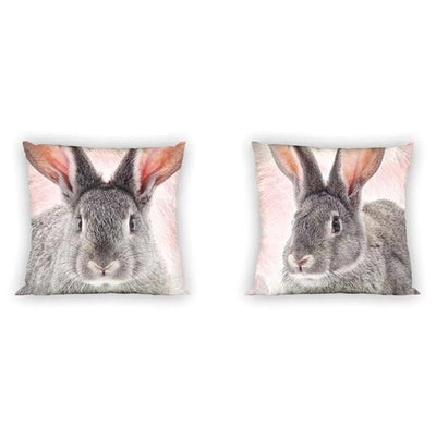 Sierkussenhoes Konijn - 40 x 40 cm