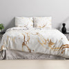 Sleeptime dekbedovertrek Bianco wit - katoensatijn - lits-jumeaux (240x220 + 2st. 60x70 cm)