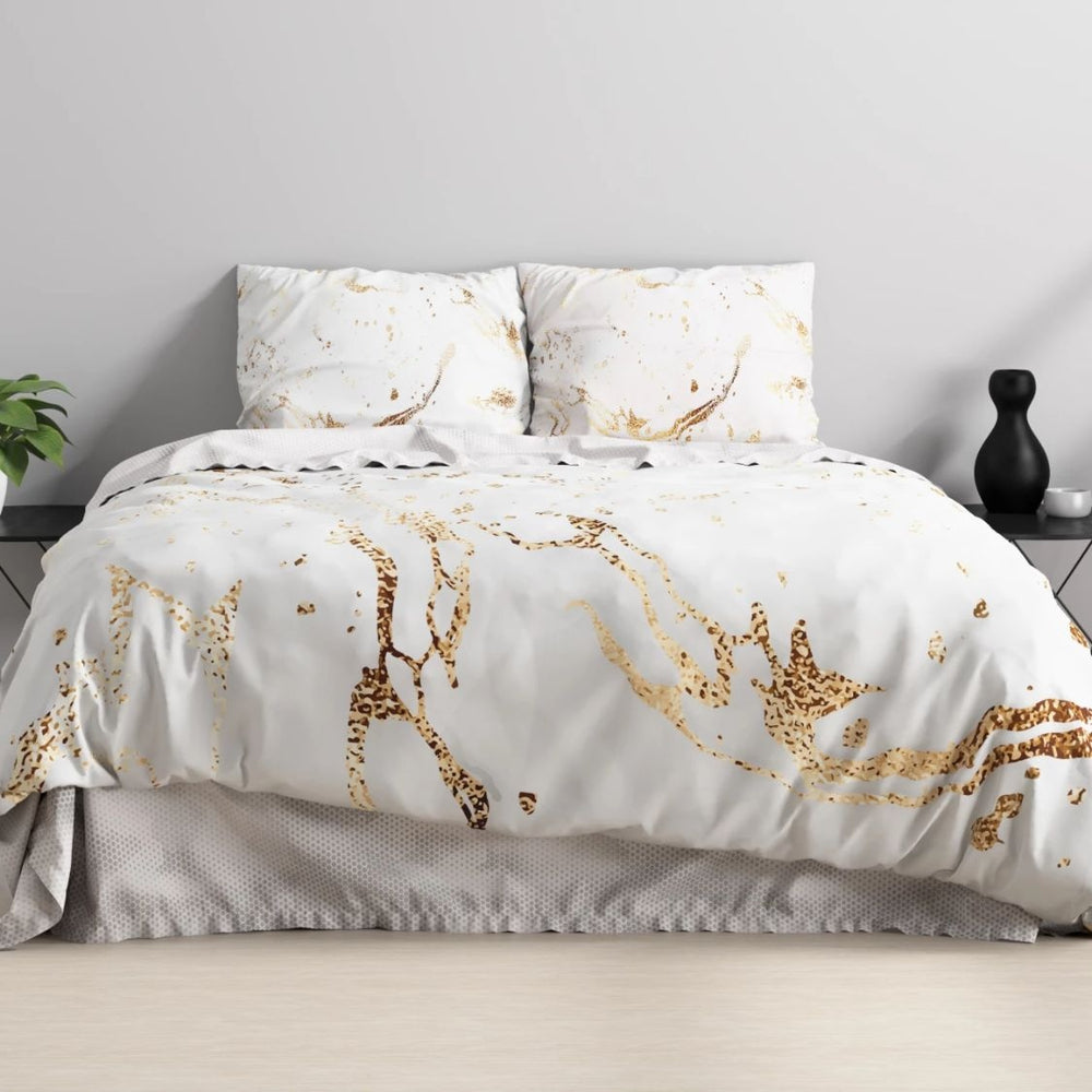 Sleeptime dekbedovertrek Bianco wit - Katoensatijn