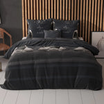 Sleeptime dekbedovertrek Buddha - Antraciet - Polykatoen - 1-persoons (140x220 + 60x70cm)