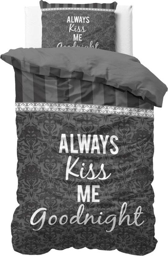 Sleeptime dekbedovertrek Kiss your Love - Katoen - Lits-jumeaux (240x220 + 2st 60x70cm)