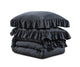 Sleeptime dekbedovertrek Ruffles - Microvezel - Antraciet