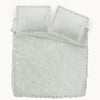 Sleeptime dekbedovertrek ruffles - cappuccino wit - velvet