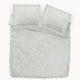 Sleeptime dekbedovertrek ruffles - cappuccino wit - velvet