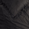 Sleeptime dekbedovertrek ruffles - zwart/bruin - velvet