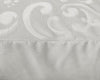 Velvet dekbedovertrek Sultan - embossed - wit - 1-persoons (140x220 + 60x70 cm)