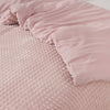 Teddy dekbedovertrek Check - roze - onderkant microvezel - lits-jumeaux