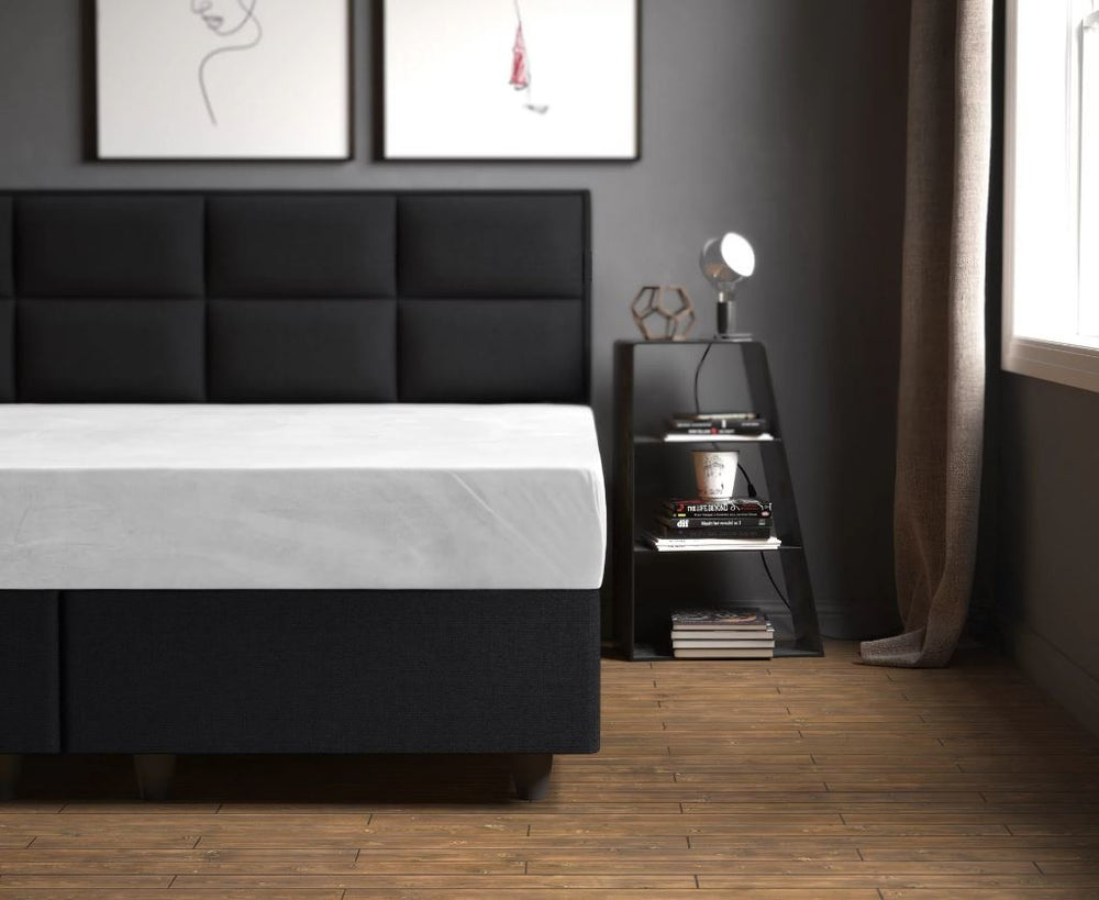 Velvet hoeslaken - wit