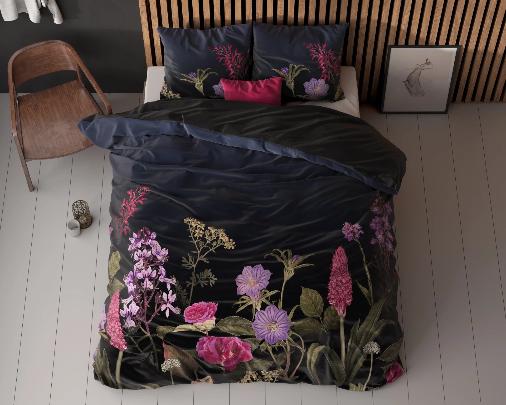 Sleeptime dekbedovertrek Feline - bloemen - microvezel