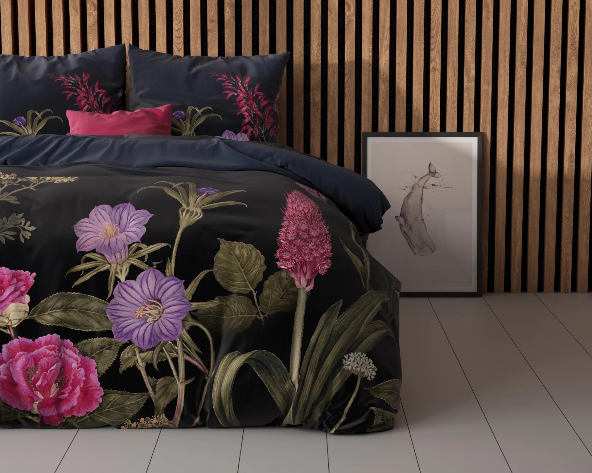 Sleeptime dekbedovertrek Feline - bloemen - microvezel