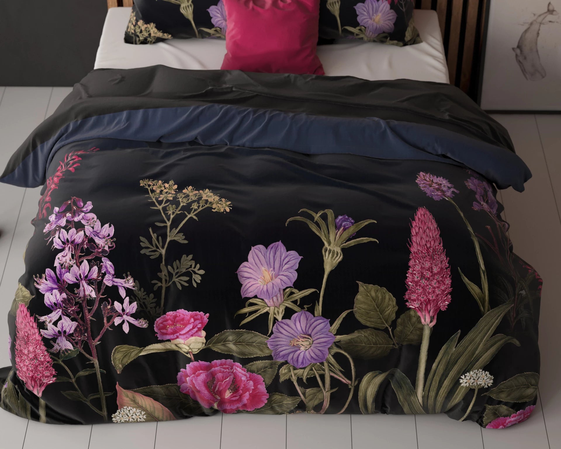 Sleeptime dekbedovertrek Feline - bloemen - microvezel